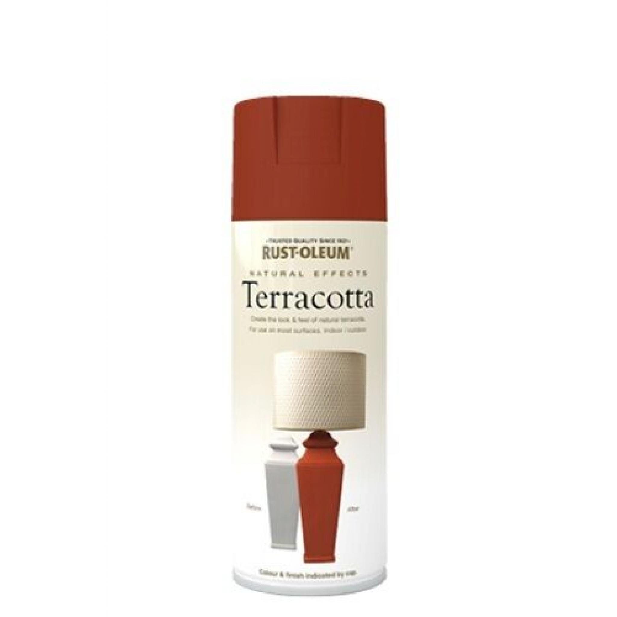 NATURAL EFFECTS TERRACOTTA RUST-OLEUM Spray texture & feel Paint ...