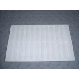 !NEW! 9."x 6" Hit & Miss Air Vent Ventilator Cover White Adjustable Flyscreen