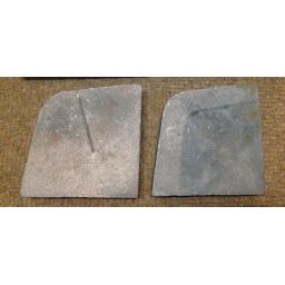 !NEW! Cast Iron Fire Brick Side Cheeks for 16" & 18" Coal Solid Fuel Grate Metal