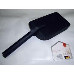 Deville Strong Matt Black 5.5" Fire Shovel for Ash Coal Logs Soot Scoop Spade