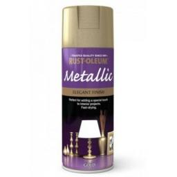 ELEGANT FINISH GOLD RUST-OLEUM Fast Dry Spray Paint Aerosol 400ml