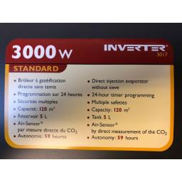 SPECIAL OFFER INVERTER 3026 3000w 3kw Indoor Paraffin Kerosene Heater ODOURLESS