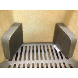 !NEW! Cast Iron Fire Brick Side Cheeks for 16" & 18" Coal Solid Fuel Grate Metal