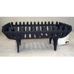 16" Cromwell Cast Iron Fire Grate Dog Basket for real Coal Log Solid Fuel 4 Legs