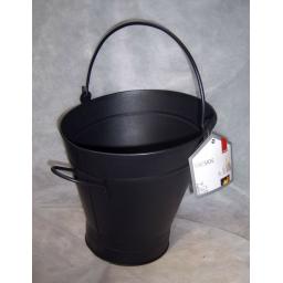 !!NEW!! Deville MINI Waterloo Bucket & Handle Coal Hod Ash Fire Log Holder BLACK