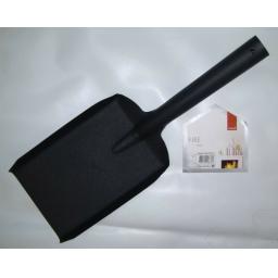 Deville Strong Matt Black 5.5" Fire Shovel for Ash Coal Logs Soot Scoop Spade