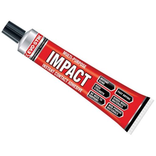 EVO STIK IMPACT Large Tube Stick Contact Adhesive Glue