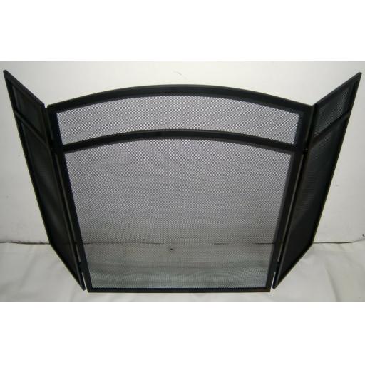 Deville Classic Heavy 3 Fold Fire Screen Spark Guard 24"hx38"w Coal Log Burner