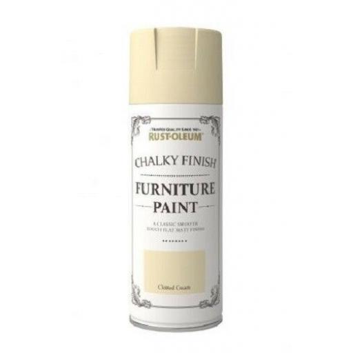 Shabby Chic - Rust-oleum 400ml - CHALKY FINISH FURNITURE PAINT Spray Can Aerosol