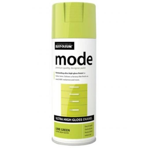 MODE LIME GREEN HIGH GLOSS RUST-OLEUM Fast Dry Spray Paint Aerosol 400ml