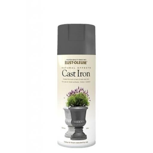 NATURAL EFFECTS CAST IRON RUST-OLEUM Spray texture & feel Paint Aerosol 400ml