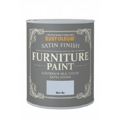 Rustoleum Satin Finish Furniture Paint 750ml silk touch Shabby Chic