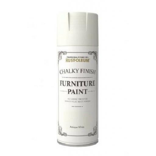 Shabby Chic - Rust-oleum 400ml - CHALKY FINISH FURNITURE PAINT Spray Can Aerosol