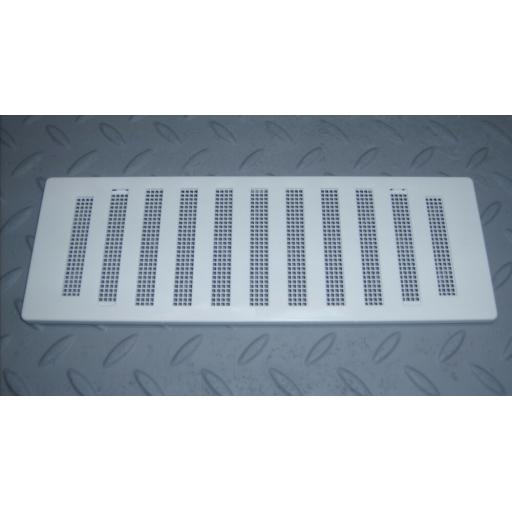 !NEW! 3.5"x9.5" Hit & Miss Air Vent Ventilator Cover White Adjustable Flyscreen