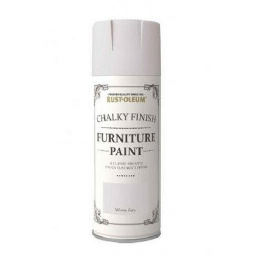 Shabby Chic - Rust-oleum 400ml - CHALKY FINISH FURNITURE PAINT Spray Can Aerosol