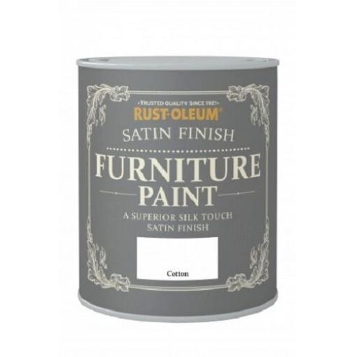 Rustoleum Satin Finish Furniture Paint 125ml silk touch Shabby Chic