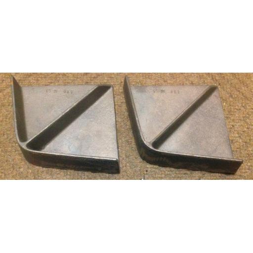 !NEW! Cast Iron Fire Brick Side Cheeks for 16" & 18" Coal Solid Fuel Grate Metal