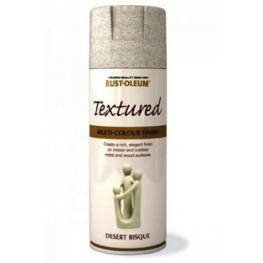 TEXTURED DESERT BISQUE RUST-OLEUM Spray texture & feel Paint Aerosol 400ml