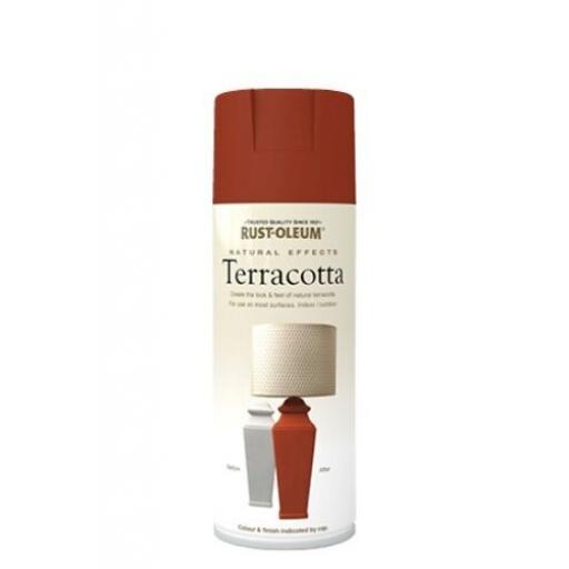 NATURAL EFFECTS TERRACOTTA RUST-OLEUM Spray texture & feel Paint Aerosol 400ml