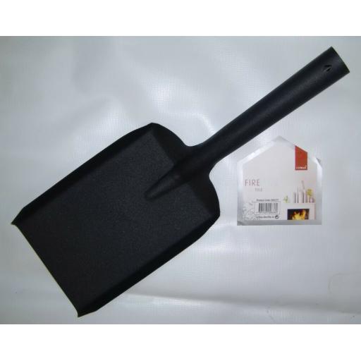 Deville Strong Matt Black 5.5" Fire Shovel for Ash Coal Logs Soot Scoop Spade